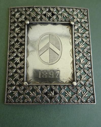 St Bartholomew's Hospital,Silver Nurses Belt Buckle 1897