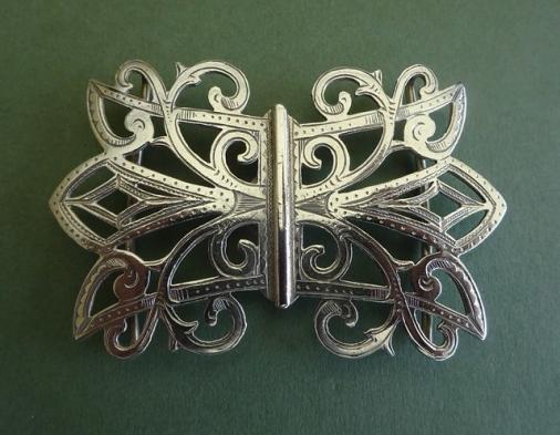 Nurses Silver two piece Belt Buckle,GEW Birmingham 1899