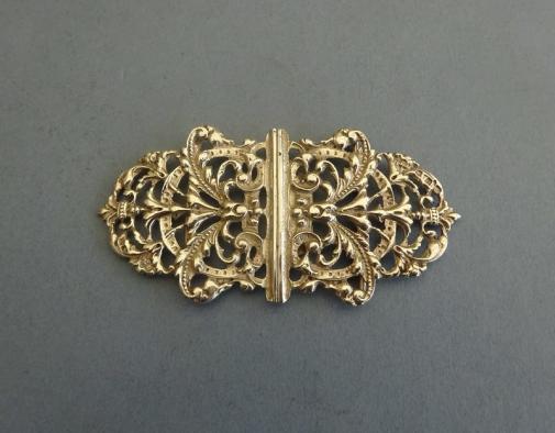 Two Piece Silver Nurses Belt Buckle,Thomas Hayes Birmingham 1898