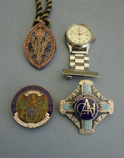 Nursing Badge set Aberdeen/Dundee,Elizabeth Mellis Wilson