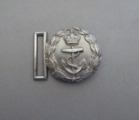Queen Alexandra's Royal Naval Nursing Service-Silver Plated Belt Buckle