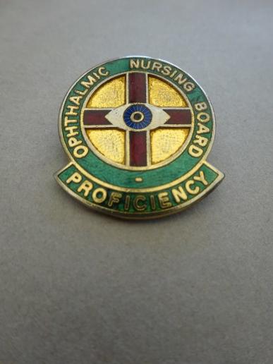 Ophthalmic Nursing Board,Proficiency SEN Nurses badge