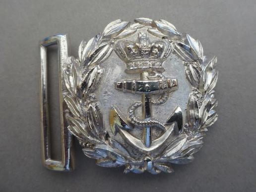 Queen Alexandra's Royal Naval Nursing Service-Silver Plated Belt Buckle