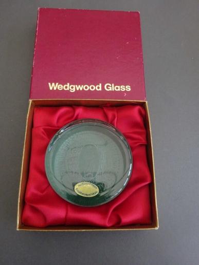 Wedgwood Glass Paperweight,General Nursing Council for England & Wales