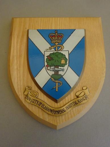 304(City of Glasgow)General Hospital RAMC (V) wall plaque