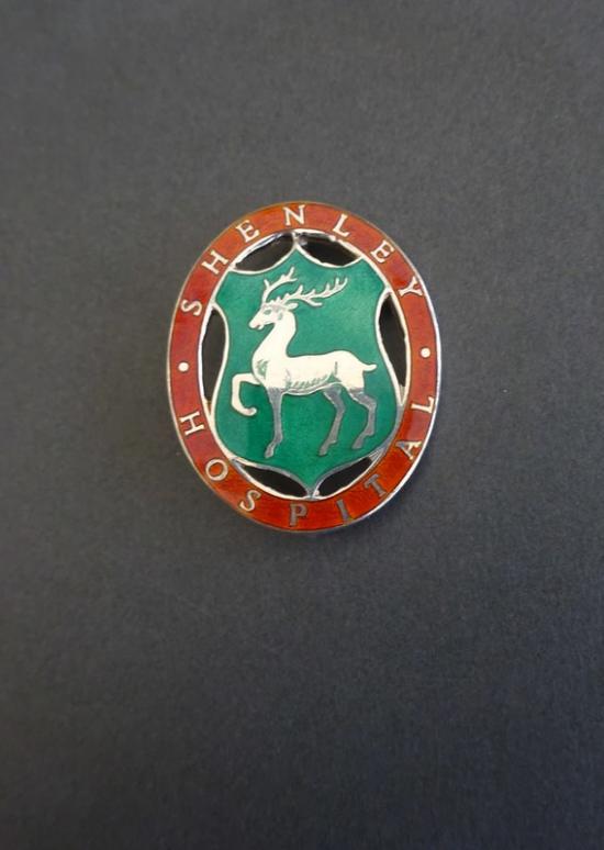 Shenley Hospital,Silver Mental Nurses badge