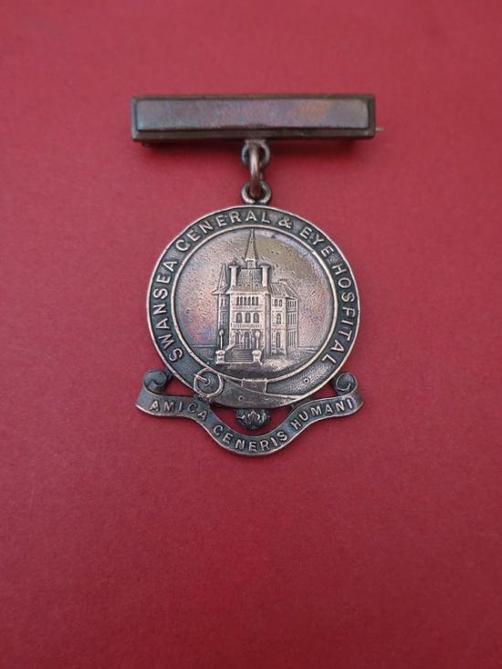 Swansea General & Eye Hospital,Brass Nurses Badge