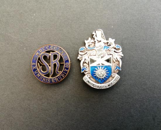 Society of Radiographers,two members badges including silver.