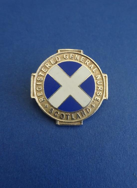 Registered General Nurse Scotland ,Silver nurses badge