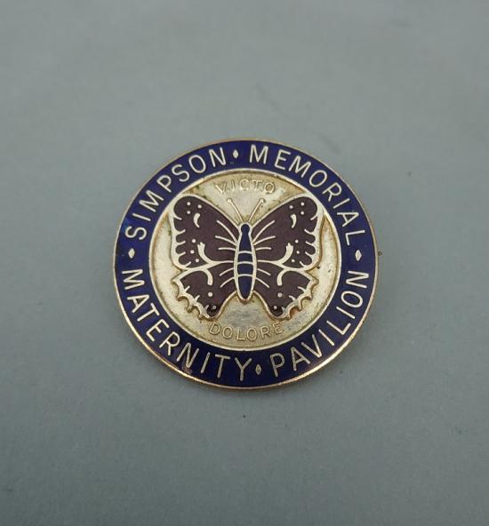 Simpson Memorial Maternity Pavilion,Edinburgh.Midwives badge