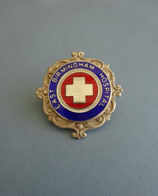East Birmingham School of Nursing.silver Nurses badge