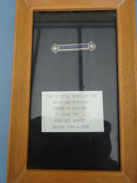 Selly Oak Hospital ,Silver Nurses Badge