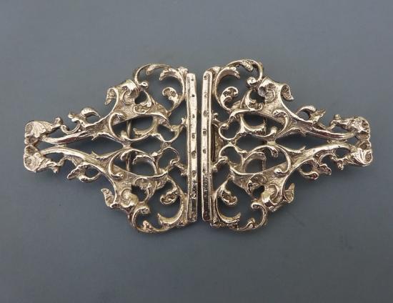 Two Piece Silver Nurses Belt Buckle,J Bros Sheffield 1971