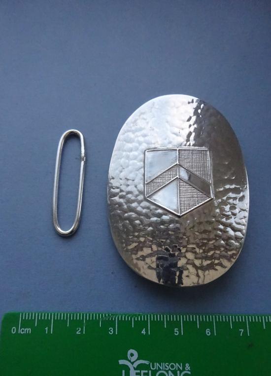 St Bartholomew's Hospital,Hallmarked Silver Nurses Belt Buckle