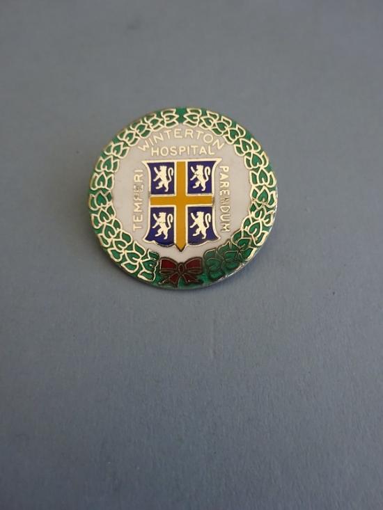 Winterton Hospital Sedgefield,Mental Nurses badge