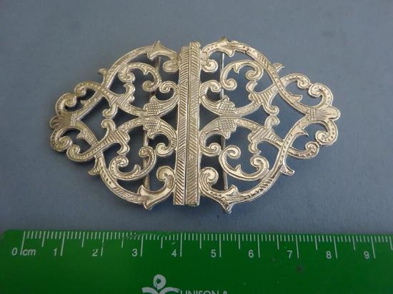 Two Piece Silver Nurses Belt Buckle,BJ Ltd 1964