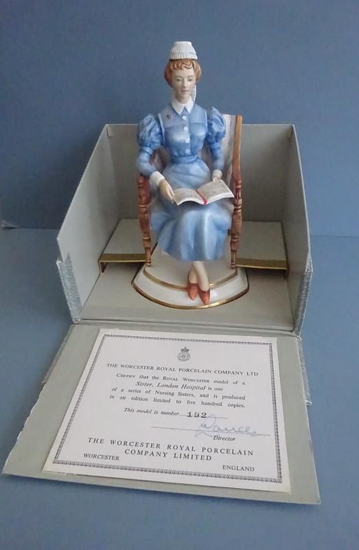 Royal Worcester Figurine,Nursing Sister, The London Hospital