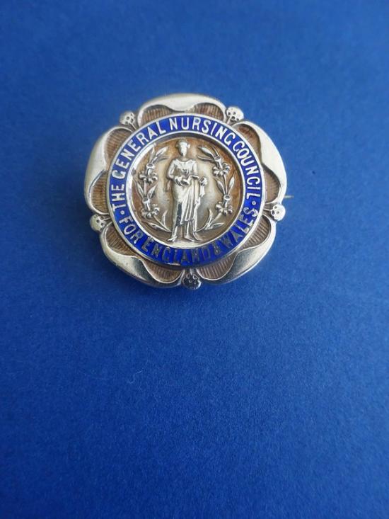 General Nursing Council for England & Wales, silver nurses badge