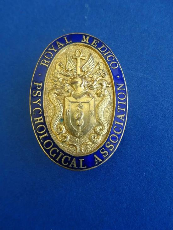 Royal Medico Psychological Association, late pattern members badge