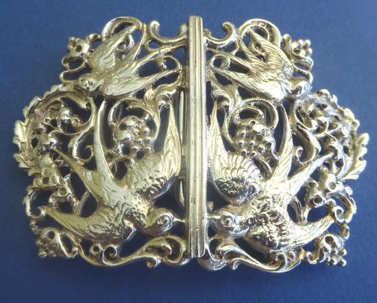 Two Piece Silver Nurses Belt Buckle,