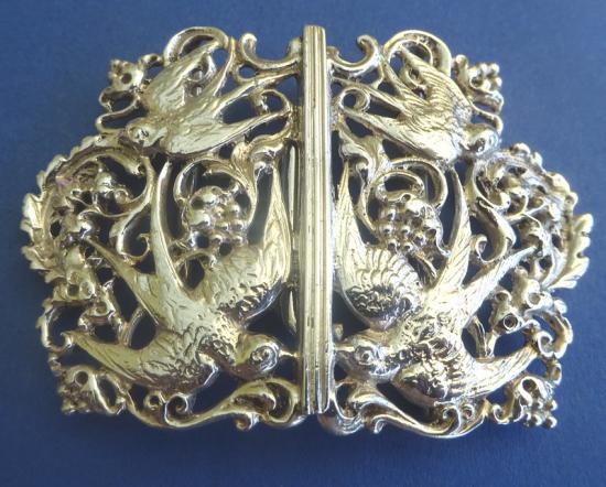 Two Piece Silver Nurses Belt Buckle,