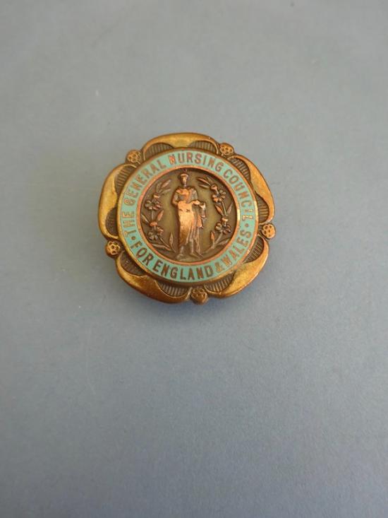 General Nursing Council For England & Wales,State Enrolled Assistant Nurse,Male nurses badge