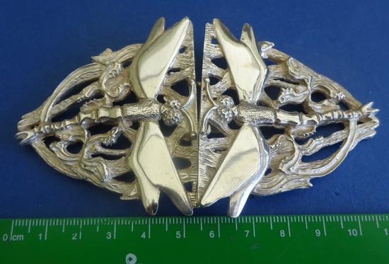 Silver Two Piece Dragonfly Buckle.BSLtd Birmingham 1995