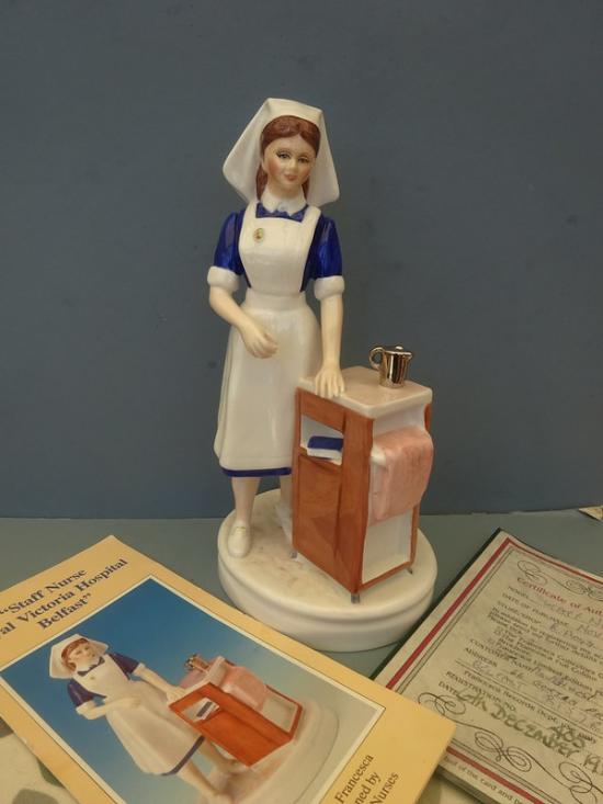 Royal Victoria Hospital Belfast, Porcelaine Figurine Staff Nurse