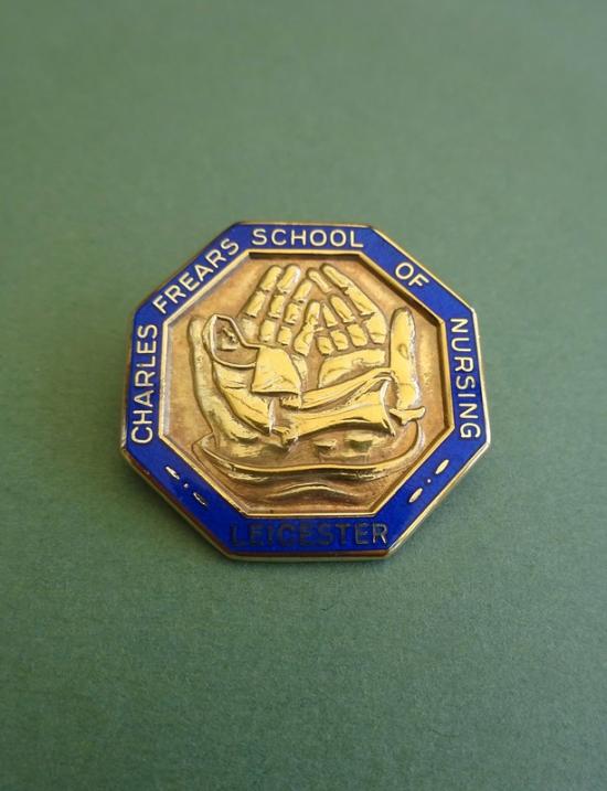 Charles Frears School of Nursing,Leicester.Silver Nurses badge