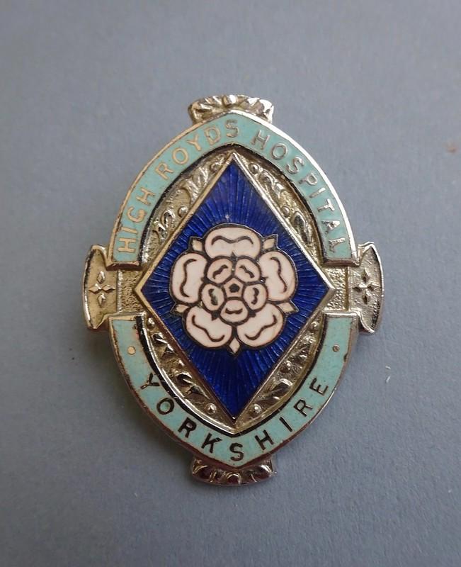 High Royds Hospital Yorkshire,RMN badge