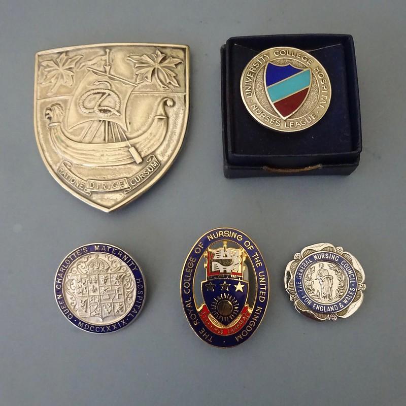 University College Hospital/Queen Charlottes Maternity Hospital Nursing Group of badges