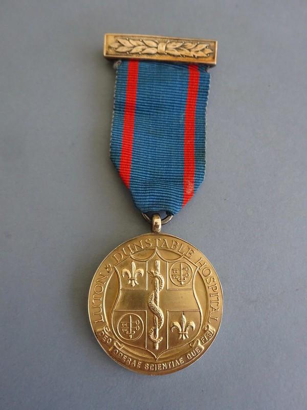 Luton And Dunstable Hospital,Nurses silver gilt prize medal