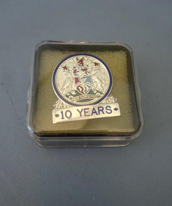 The Royal Marsden Hospital,Silver 10 years Service Nurses Badge