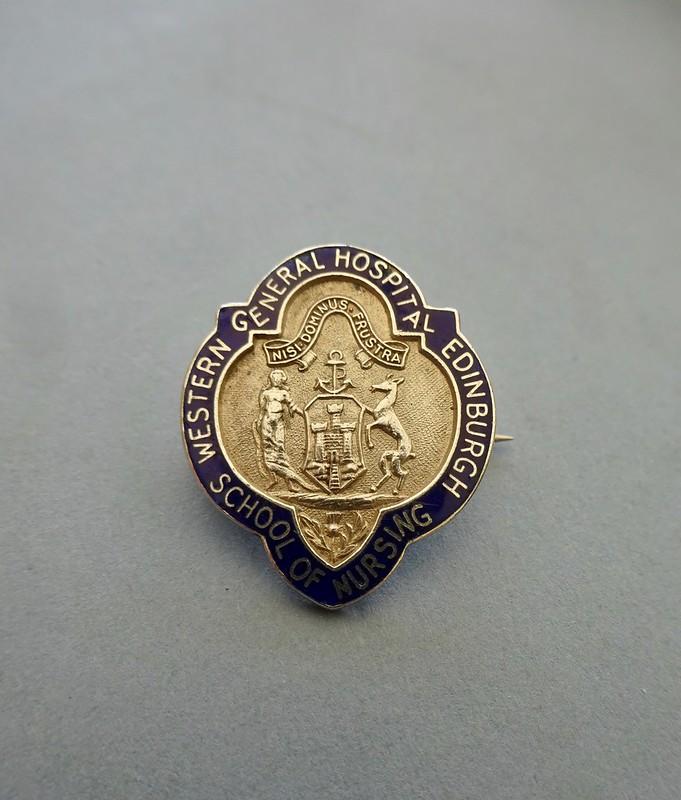 Western General Hospital Edinburgh School of Nursing,Silver Nurses Badgel