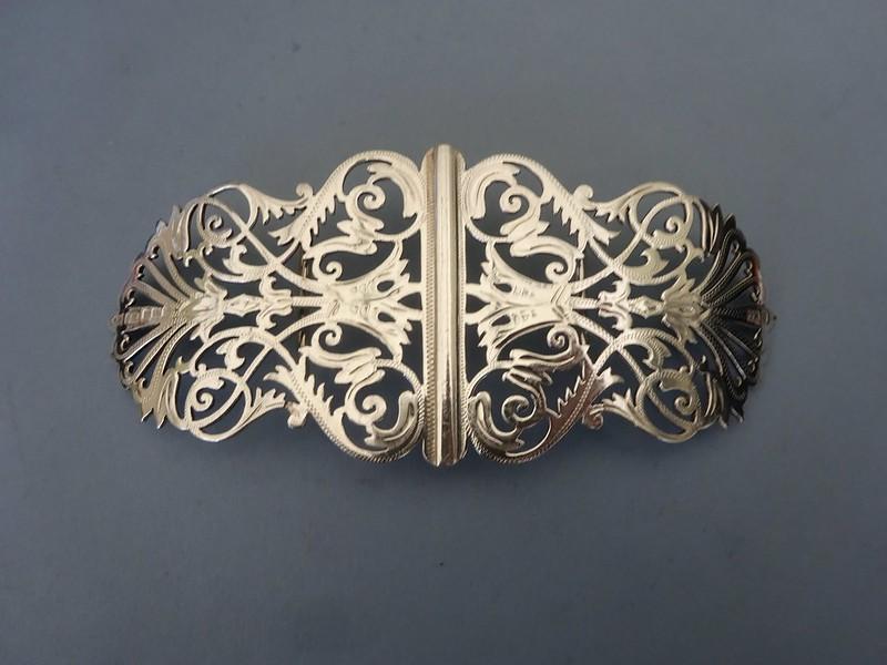 Two piece Silver Nurses Belt Buckle,JR(Joseph Rogers & Sons) Sheffield 1898