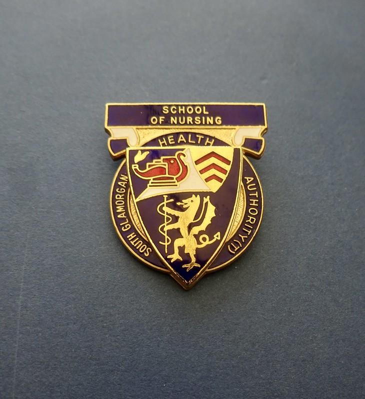 South Glamorgan Health Authority,School of Nursing,Nurses Badge