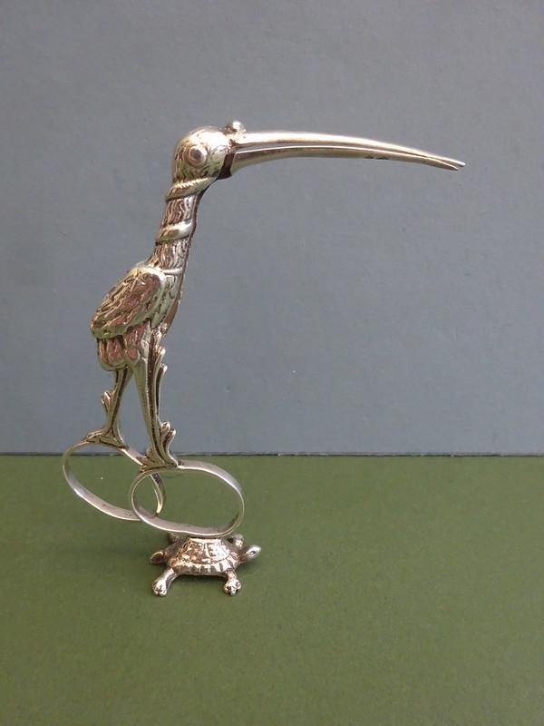 Midwifery Silver Stork Umbilical Chord Clamps,JMB(John Millward Banks) London 1891