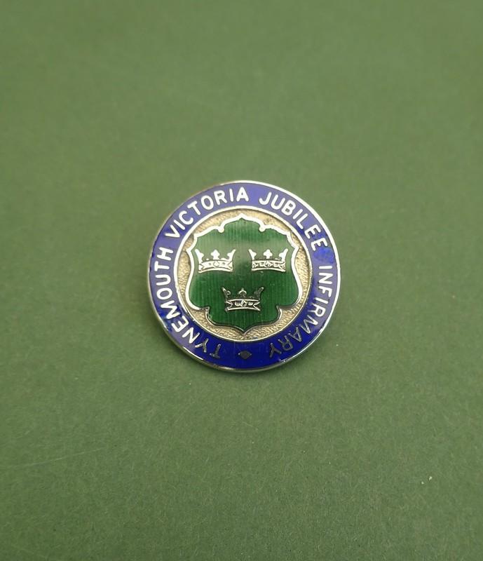 Tynemouth Victoria Jubilee Infirmary,silver Nurses Badge