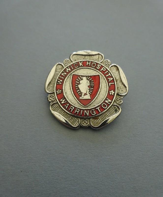 Winwick Hospital Warrington,Mental Nurses Badge