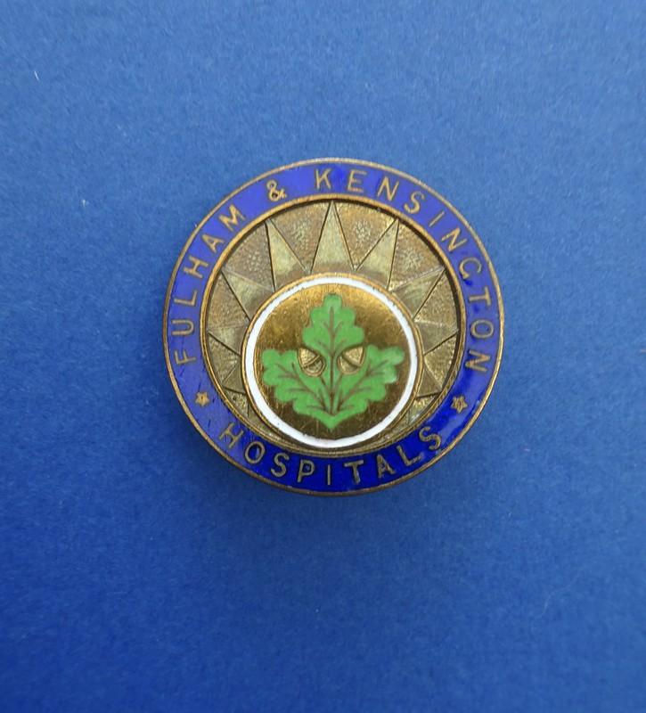 Fulham & Kensington Hospitals,Nurses badge