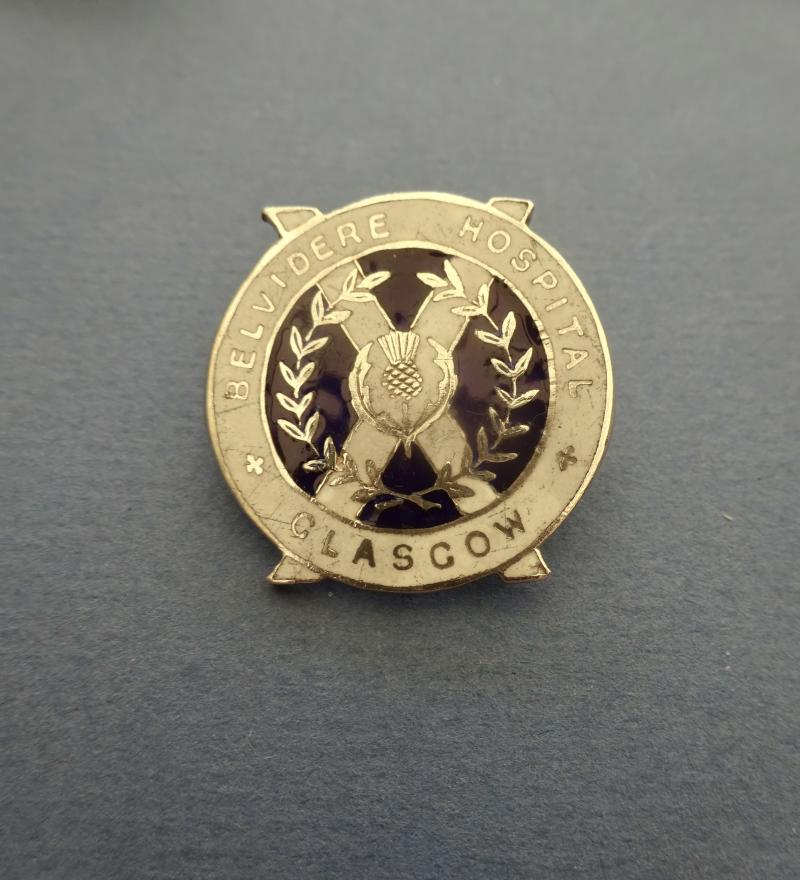 Belvedere Hospital Glasgow,Silver Nurses Badge