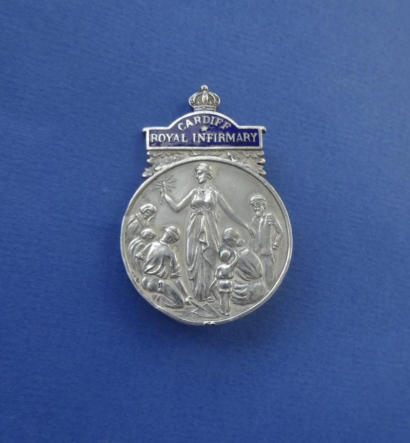 Cardiff Royal Infirmary,Silver nurses badge.