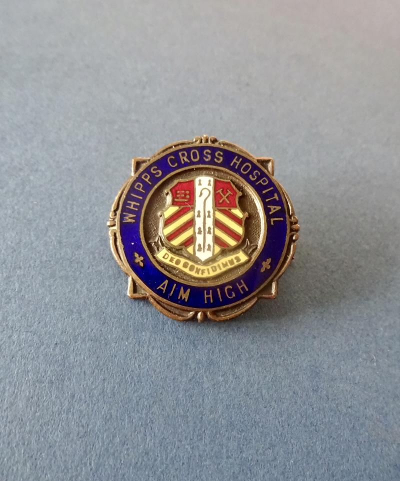 Whipps Cross Hospital,Bronze and enamel nurses badge