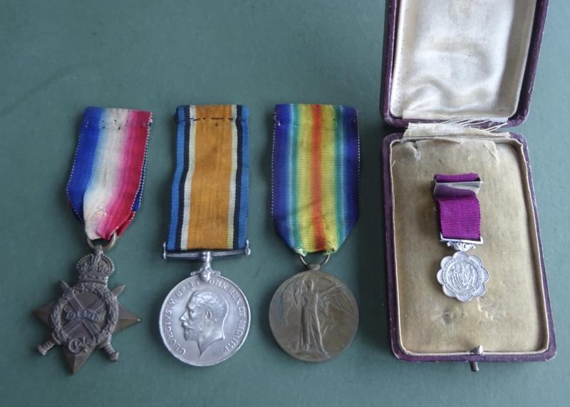 WW1 medal trio/Royal College of Physicians Edinburgh Meritorious Attendance of the Insane
