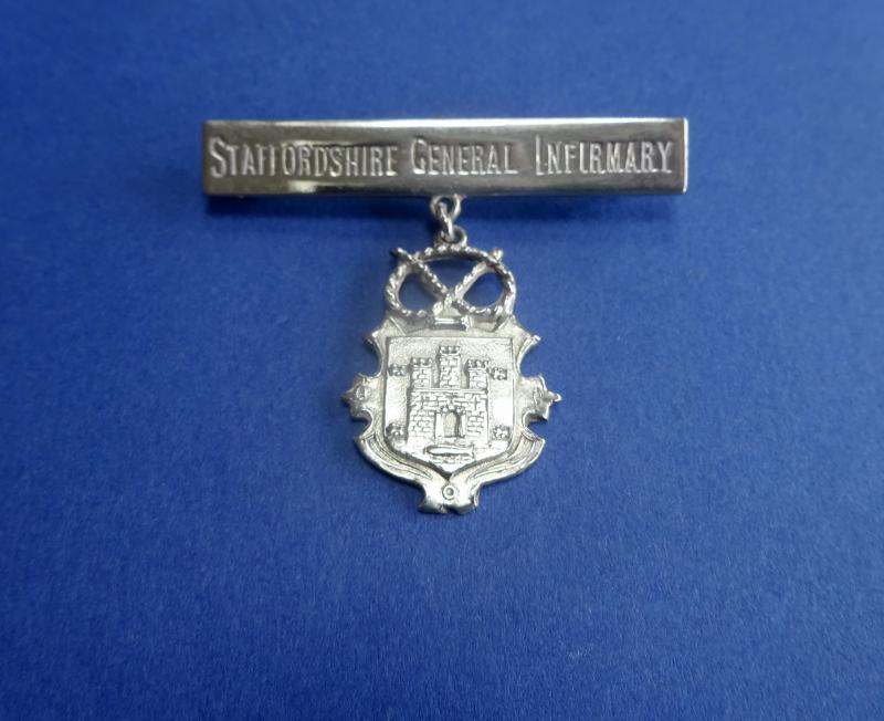 Staffordshire General Infirmary, silver Nurses Badge