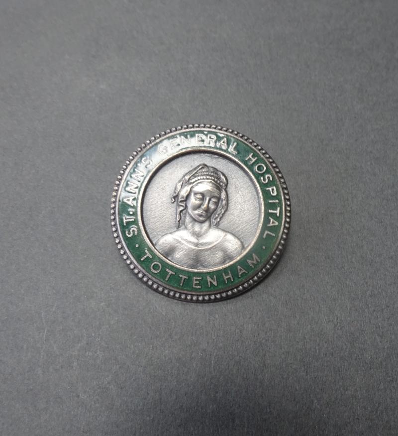 St Ann's General Hospital,Tottenhham,Enrolled Nurses Badge