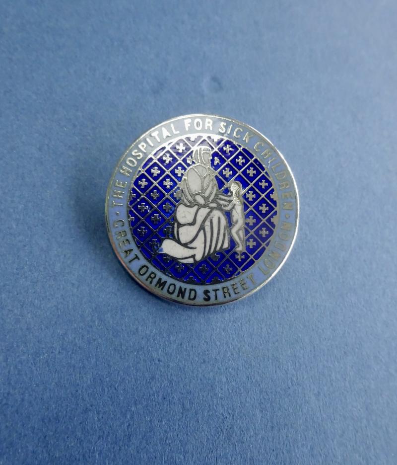 The Hospital For Sick Children London Great Ormond Street ,silver Nurses Badge