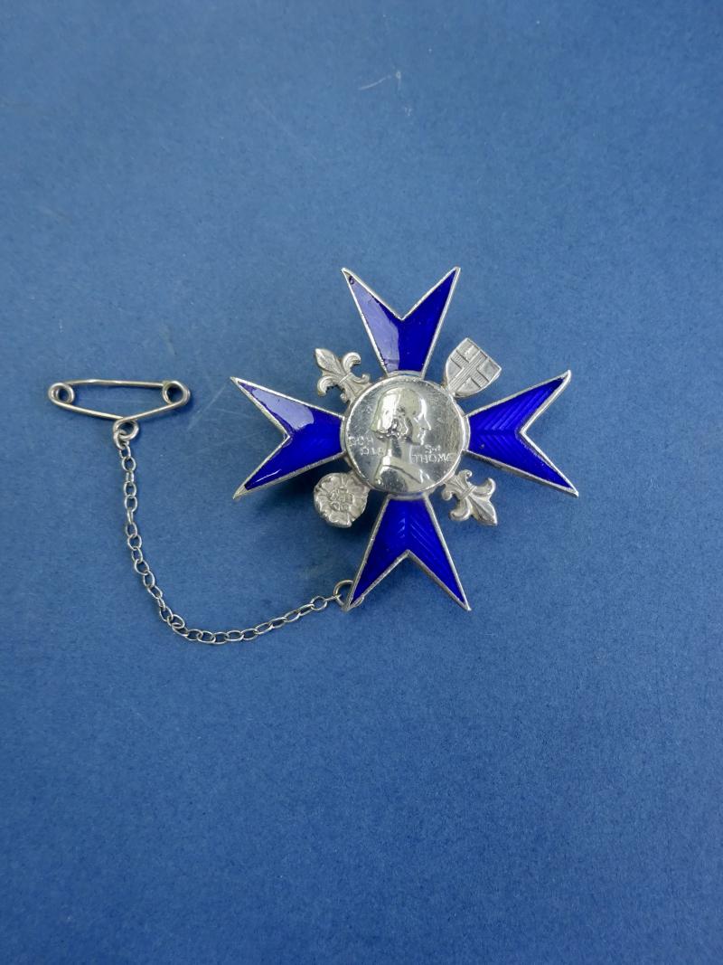 Nightingale School of Nursing St Thomas's Hospital,Silver Nurses Badge(Hasler)