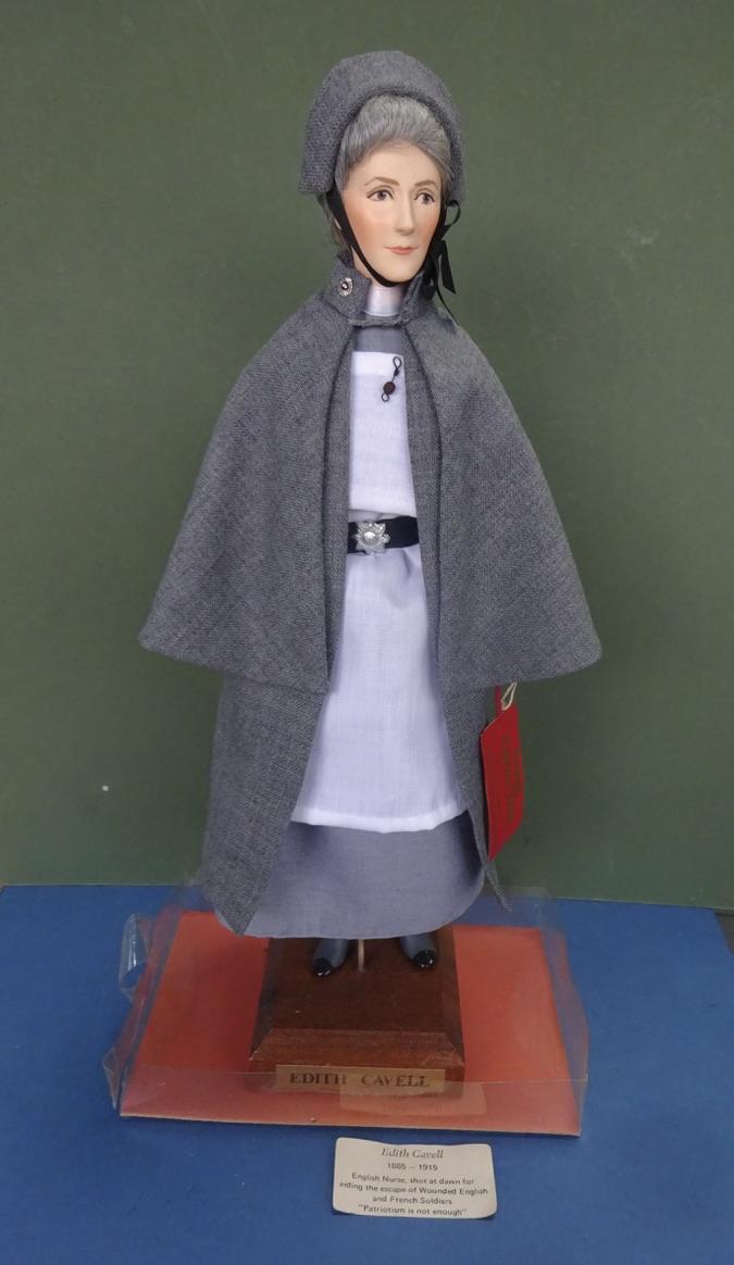 Edith Cavell, English Costume Doll by Ann Parker.