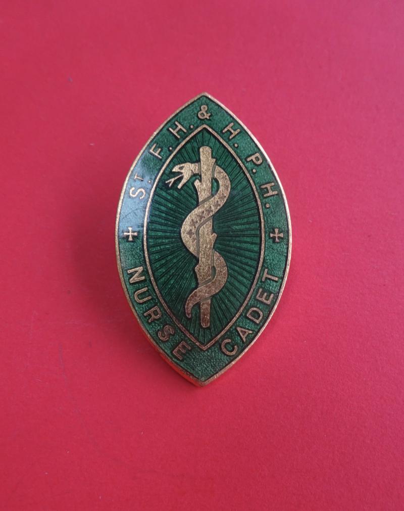 St Francis Hospital & Hurstwood Park Hospital, Haywards Heath. Nurse Cadet Badge
